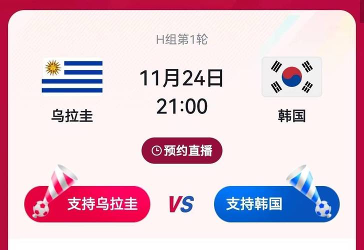 韩国VS乌拉圭比分预测